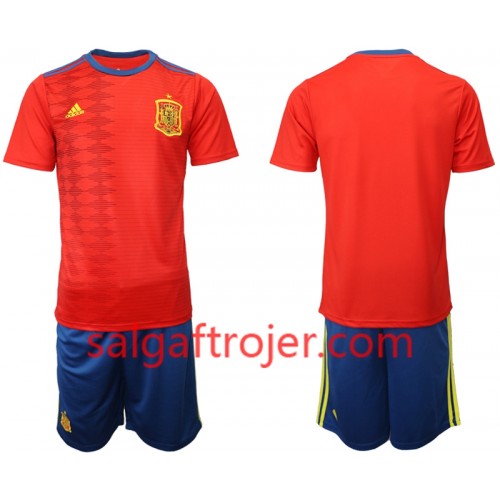 Spanien Fodboldtrøjer Børn Hjemmebanesæt 2019 Kort ærmer Spanien Fodboldtrøjer Børn Hjemmebanesæt 2019 Kort ærmer